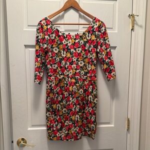 Floral Elegance Mini Dress